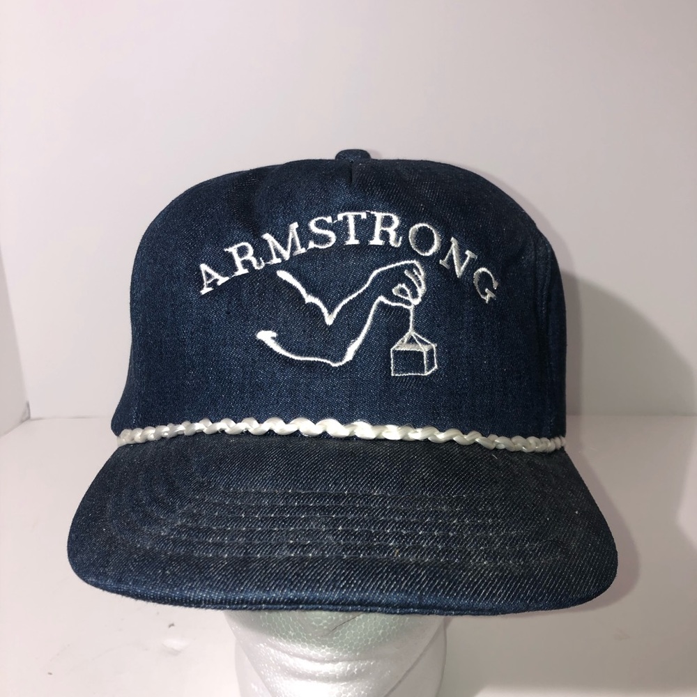 Vintage denim trucker hat
